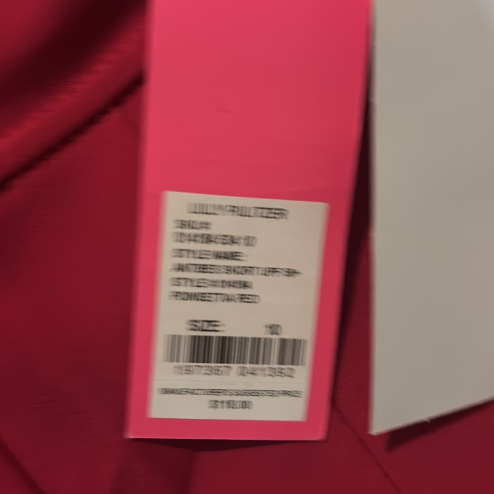 UPF 50+ LUXLETIC ANTIBES SKORT IN POINSETTIA RED size 10 - Picture 6 of 7